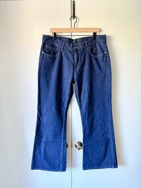 Uniqlo Low Rise Bootcut Jeans Dark Wash